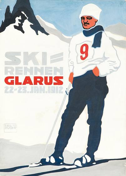 Ski Rennen Glarus 1911