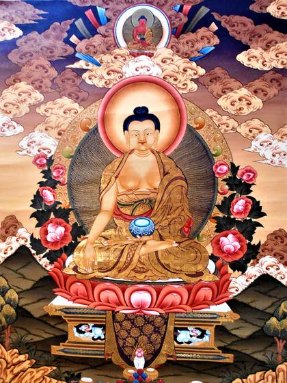 Vintage Buddhist Thangka No. 9