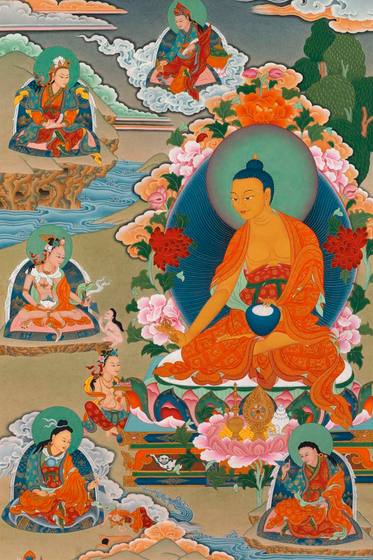 Vintage Buddhist Thangka No. 27