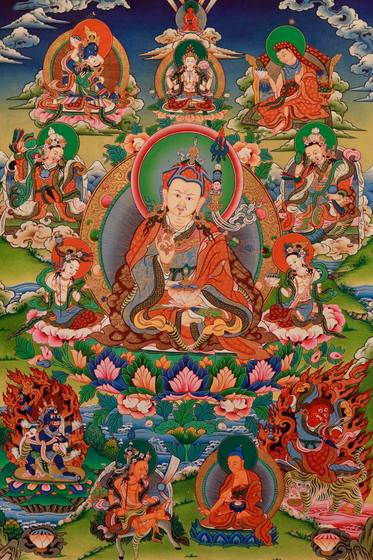 Tibetan Buddhist Thangka Print No. 32