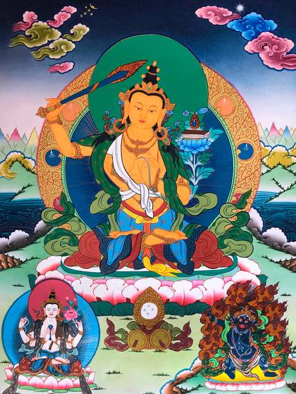 Tibetan Buddhist Thangka Print No. 45