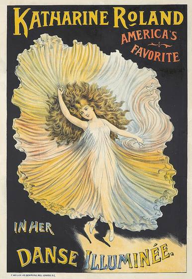 Katharine Roland / Danse Illuminee ca 1895