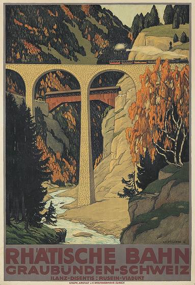 Raetische Bahn 1911