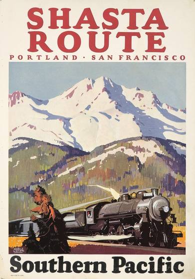 Shasta Route Portland San Francisco c. 1927