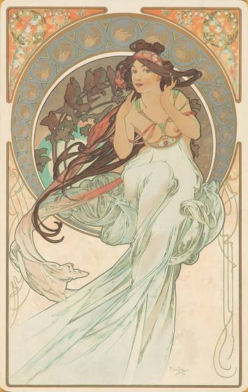Alphonse Mucha The Arts / Music