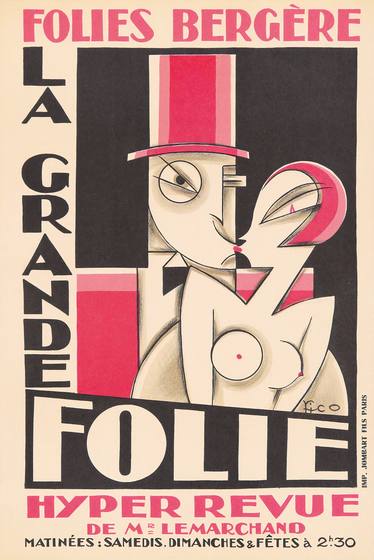 Edward Penfield Folies Bergere / La Grande Folie