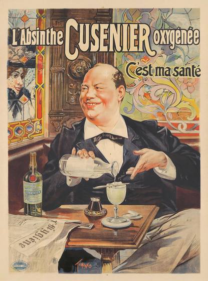 eLisabeth Sonrel L'Absinthe Cusenier Oxygenee