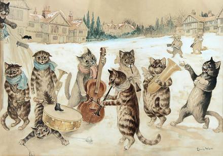 Cats Playing Music