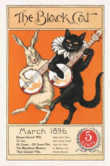 The Black Cat 1896 Magazine Cover