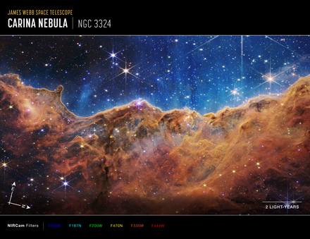 Cosmic Cliffs Carina Nebula NGC 3324