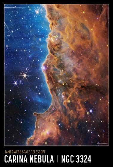 Carina Nebula Cosmic Cliffs Infrared