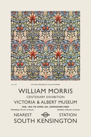 Vintage William Morris Poster No. 6