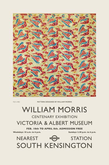 William Morris Exhibition Poster No. 10