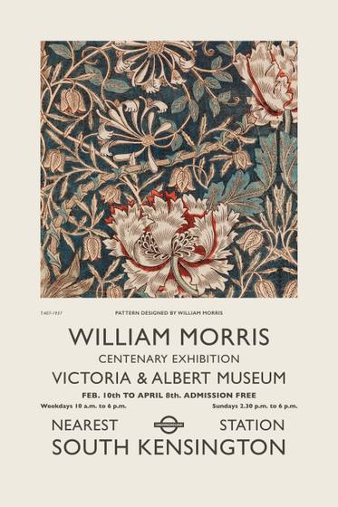 William Morris Exhibition Poster No. 16