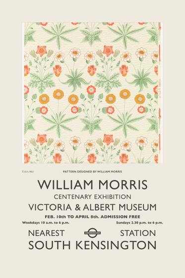 Vintage William Morris Poster No. 18