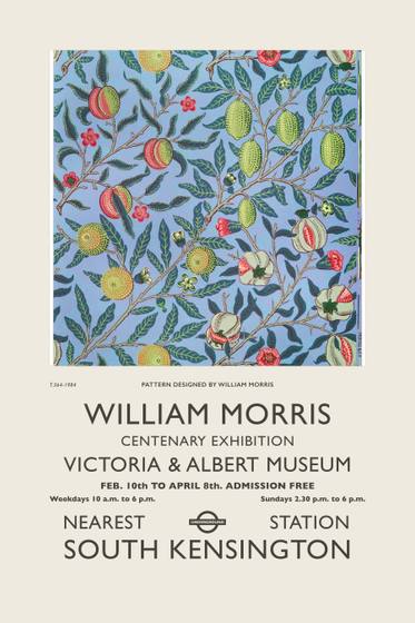 William Morris Exhibition Poster No. 19