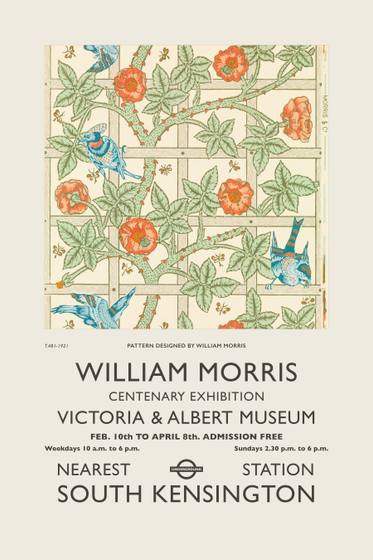 William Morris Exhibition Poster No. 22