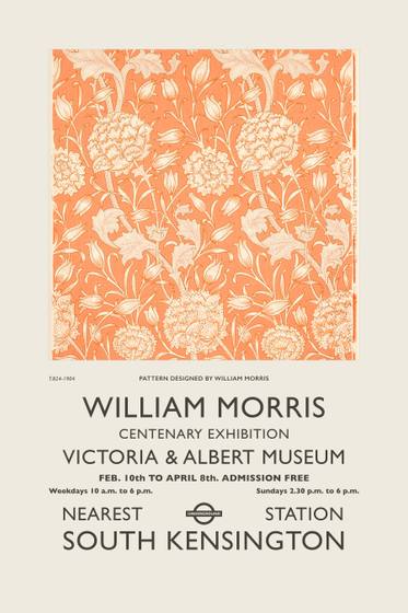William Morris Exhibition Poster No. 25