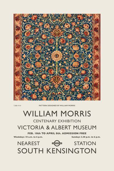 William Morris Exhibition Poster No. 28