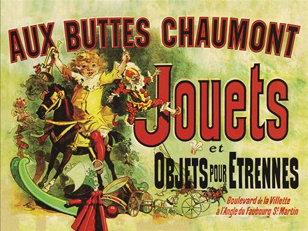 Jules Cheret Aux Buttes Chaumont Jouets