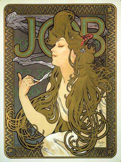 Alphonse Mucha Job Cigarette Paper