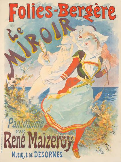 Jules Cheret Folies-Bergere / Le Miroir