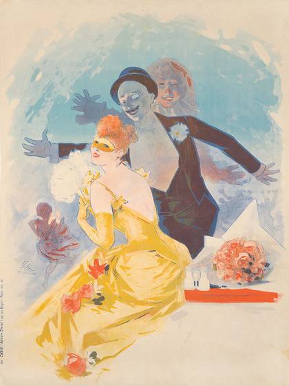 Jules Cheret Theatre de l'Opera / Carnaval 1892 / 1er Bal Masque