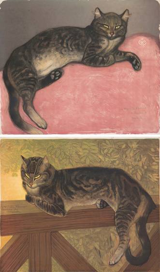 Theophile-Alexandre Steinlen Winter Cat / Summer Cat