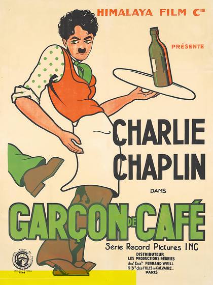 Jean Auvigne Charlie Chaplin/Garcon de Cafe