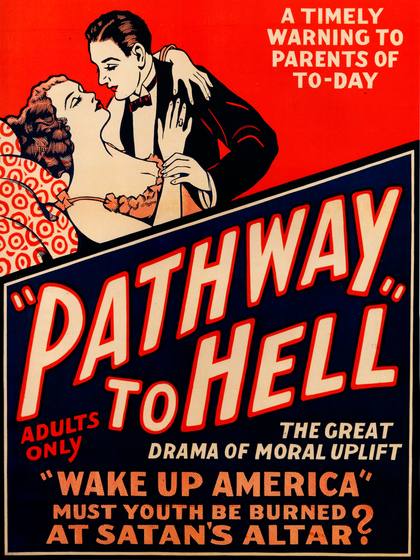 Pathway to Hell Vintage Movie Poster