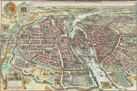 Plan de Paris de Merian