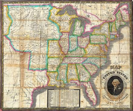 Webster Map of the United States Geographicus Unitedstates Webster