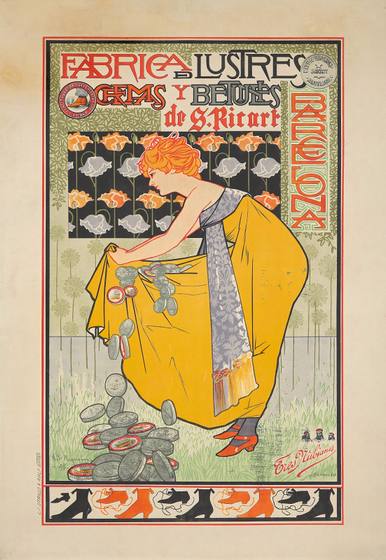 Fabrica de Lustres S. Ricart Barcelona 1898