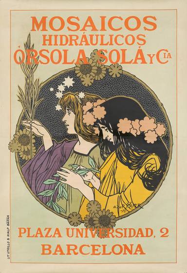 Mosaicos Hidraulicos Orsola Sola y Cia Barcelona 1898