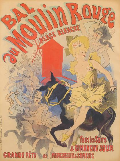 Jules Cheret Bal du Moulin Rouge