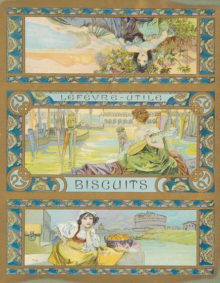 Lucius Rossi Biscuits Lefevre-Utile / Label