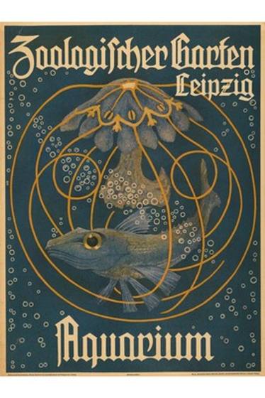 Vintage Zoo Aquarium Poster