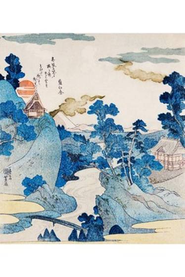 Evening View of Fuji by Utagawa Kuniyoshi