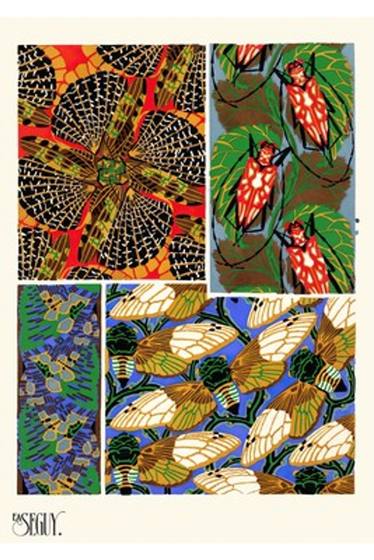 Art Deco Insects Plate 11 by E.A. Seguy