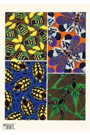 Art Deco Insects Plate 13 by E.A. Seguy