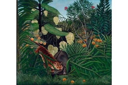 Fight Between a Tiger and a Buffalo by Henri Rousseau