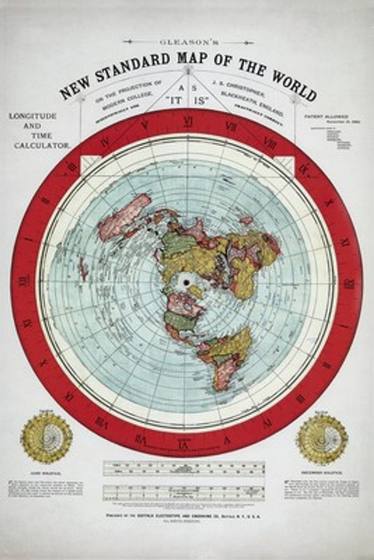 Gleason's New Standard Map of the World