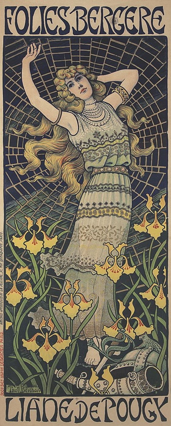 Folies-Bergere / Liane de Pougy 1898