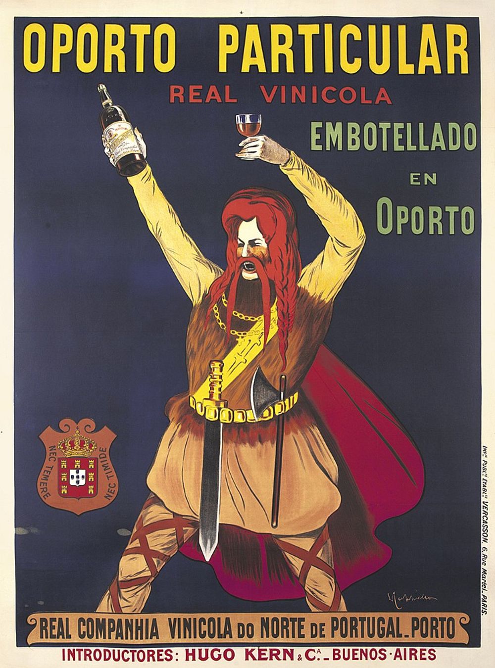 Oporto Particular 1907 - Leonetto Cappiello Vintage Advertising Poster, Belle Epoque French Print, Poster Art Wall Art