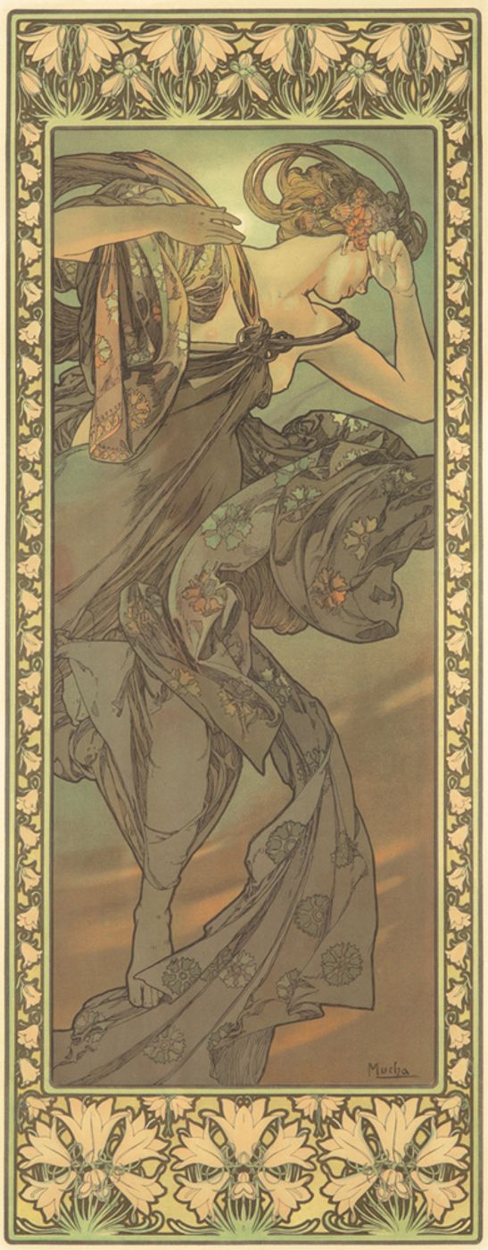 The Stars 1902 - Alphonse Mucha Art Nouveau Poster, Belle Epoque French Print, Woman Portrait Wall Art