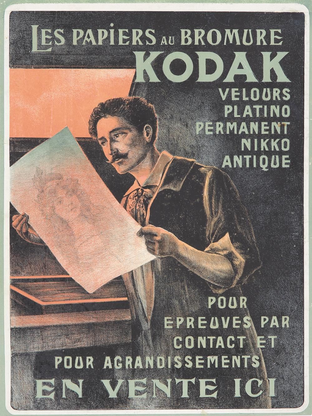 Kodak 1900 - Vintage Poster, Belle Epoque French Print, Poster Art Wall Art