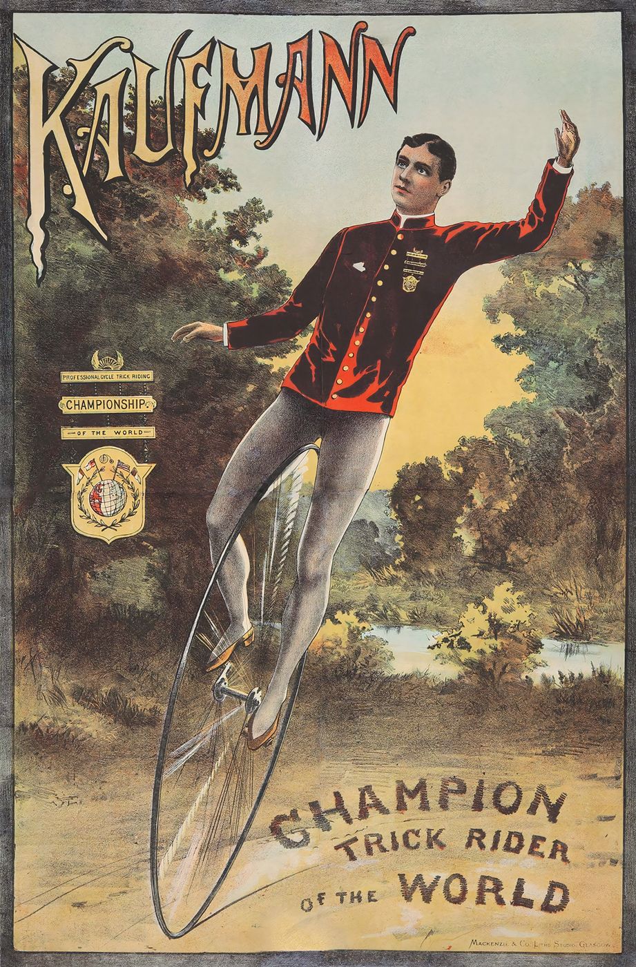 Kaufmann 1900 - Vintage Poster, Belle Epoque French Print, Poster Art Wall Art