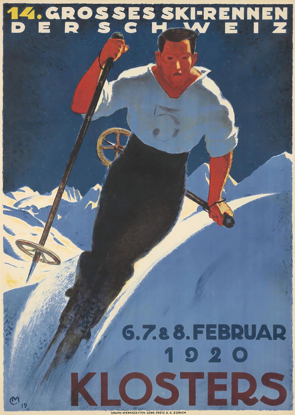 Carl Moos Klosters / 14. Grosses Ski-Rennen