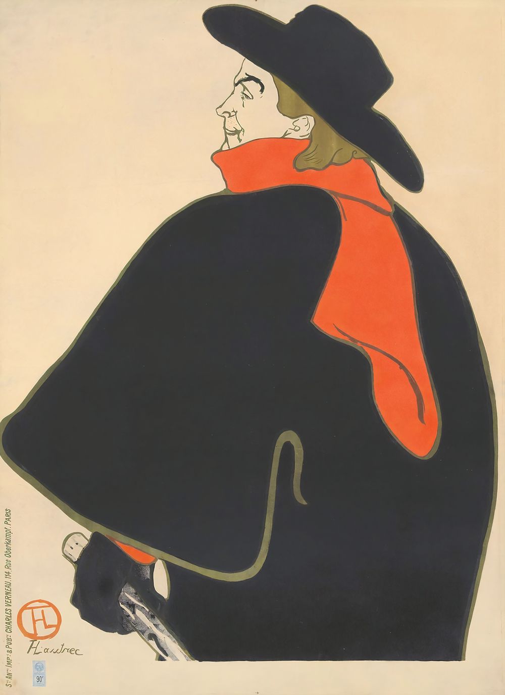 Henri de Toulouse-Lautrec Aristide Bruant Dans Son Cabaret