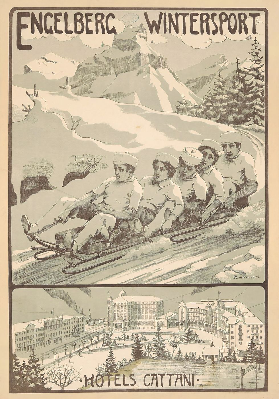 Wilhelm Amrhein Engelberg Wintersport